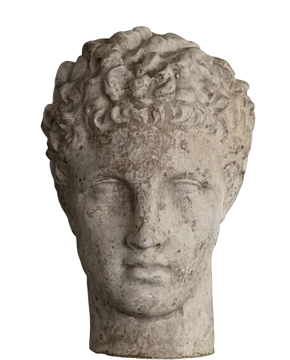 Classical stone bust